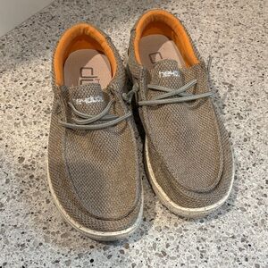 Hey Dude Wally Youth Loafers - Brown and Orange